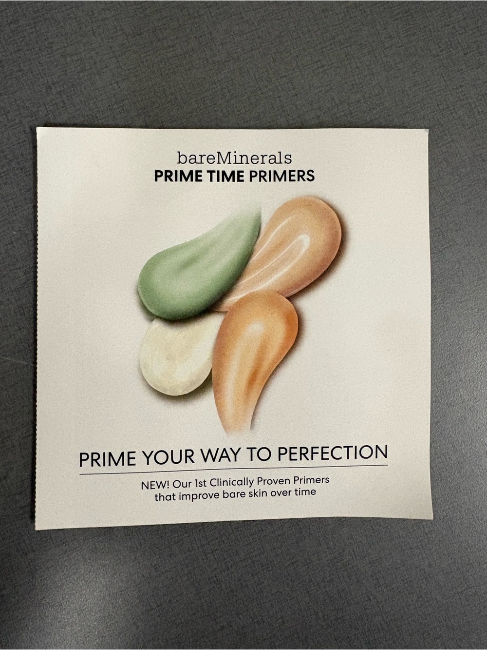 bareMinerals PRIME TIME PRIMERS, Sample set of 4, Brand New/Sealed